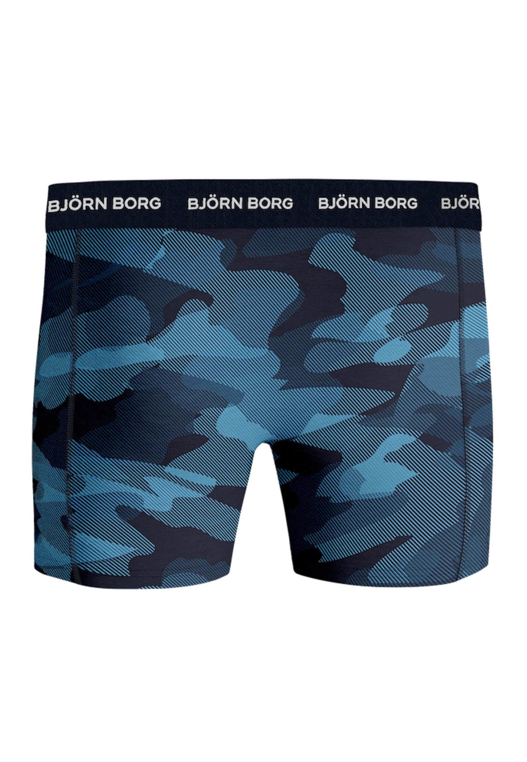 blau/camouflage ESSENTIAL Björn SHADELINE Borg SHORTS Boxer Pack Shorts 3 Boxershorts