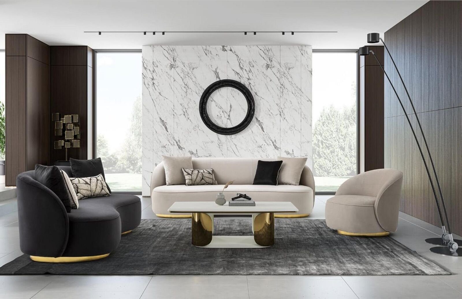 Sessel Einsitzer Wohnzimmer JVmoebel Einrichtung Sessel Design Sofa Modernes Loungesessel