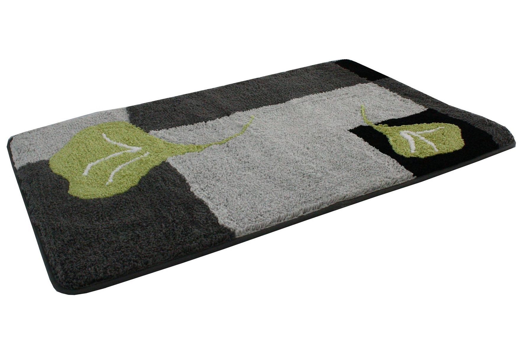 KiNZLER Badematte Geel, Höhe 20 mm, rutschhemmend beschichtet, fußbodenheizungsgeeignet, Polyester, rechteckig, Badteppich, als rechteckig & rund erhältlich