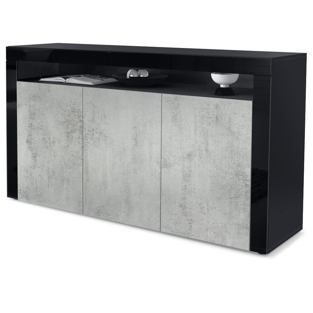 Vladon Sideboard Valencia (Sideboard, mit 3 günstig online kaufen