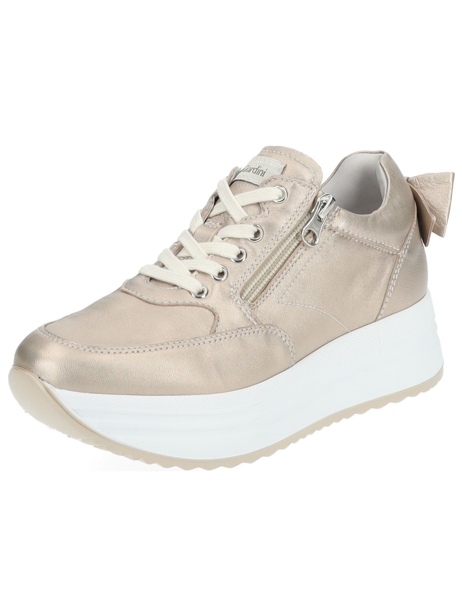 Sneaker Leder Plateausneaker