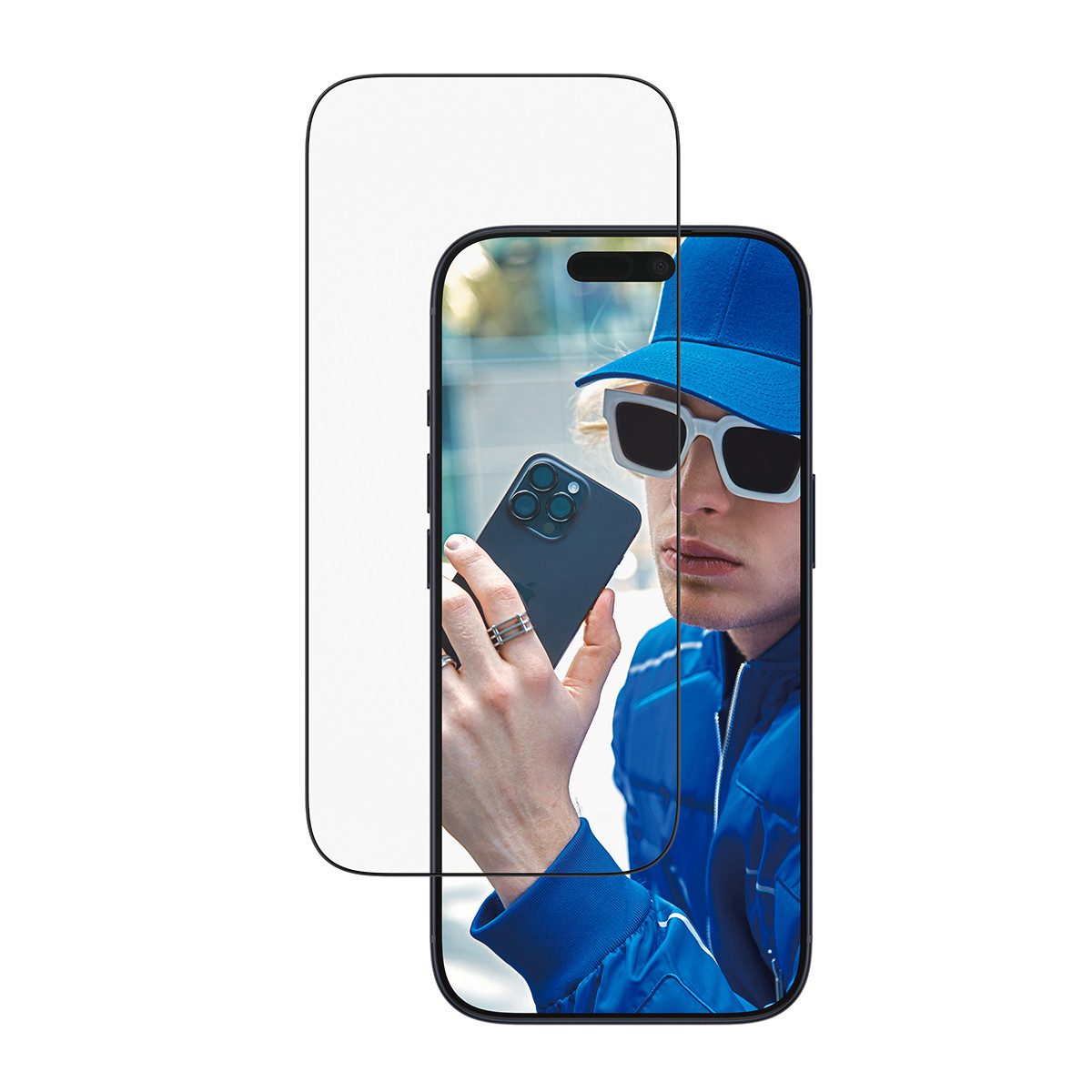 CARE by PanzerGlass Displayschutzglas Schutzglas für Apple iPhone 17 Pro, Displayschutzfolie, Schutzfolie, Bildschirmschutz, kratz- & stoßfest
