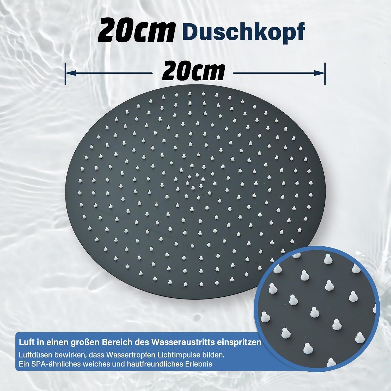 Olotos Regenduschkopf Kopfbrause Regendusche Duschkopf Dusch günstig online kaufen