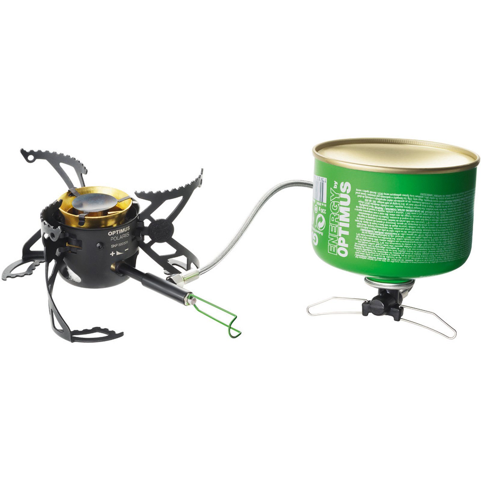 4200W Kocher Polaris Gaskocher OPTIMUS Benzin Optifuel, +Flasche Gaskocher Camping Faltbar