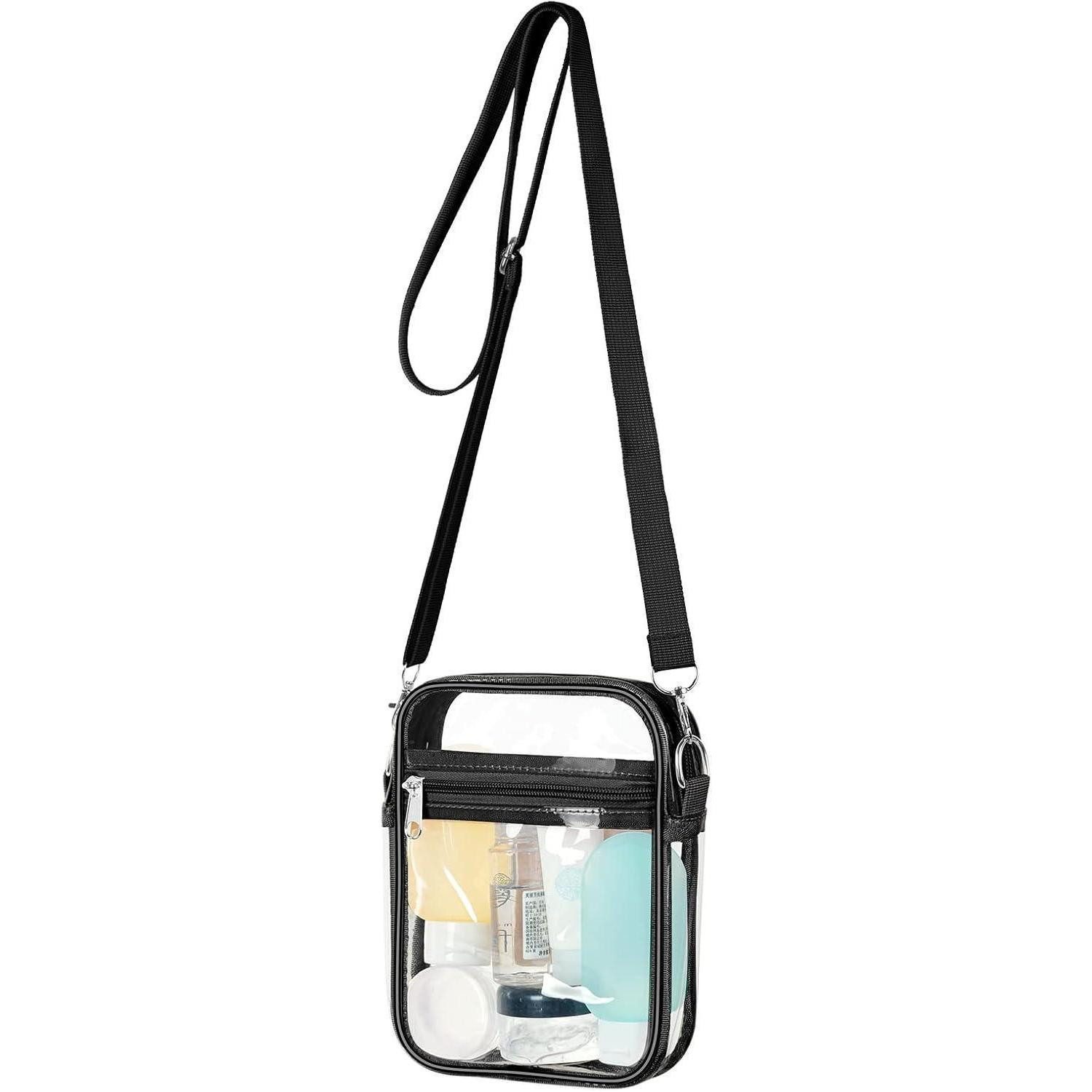 LuxusKollektion Umhängetasche Transparente Umhängetasche mit Verstellbarem Riemen, Wasserdicht