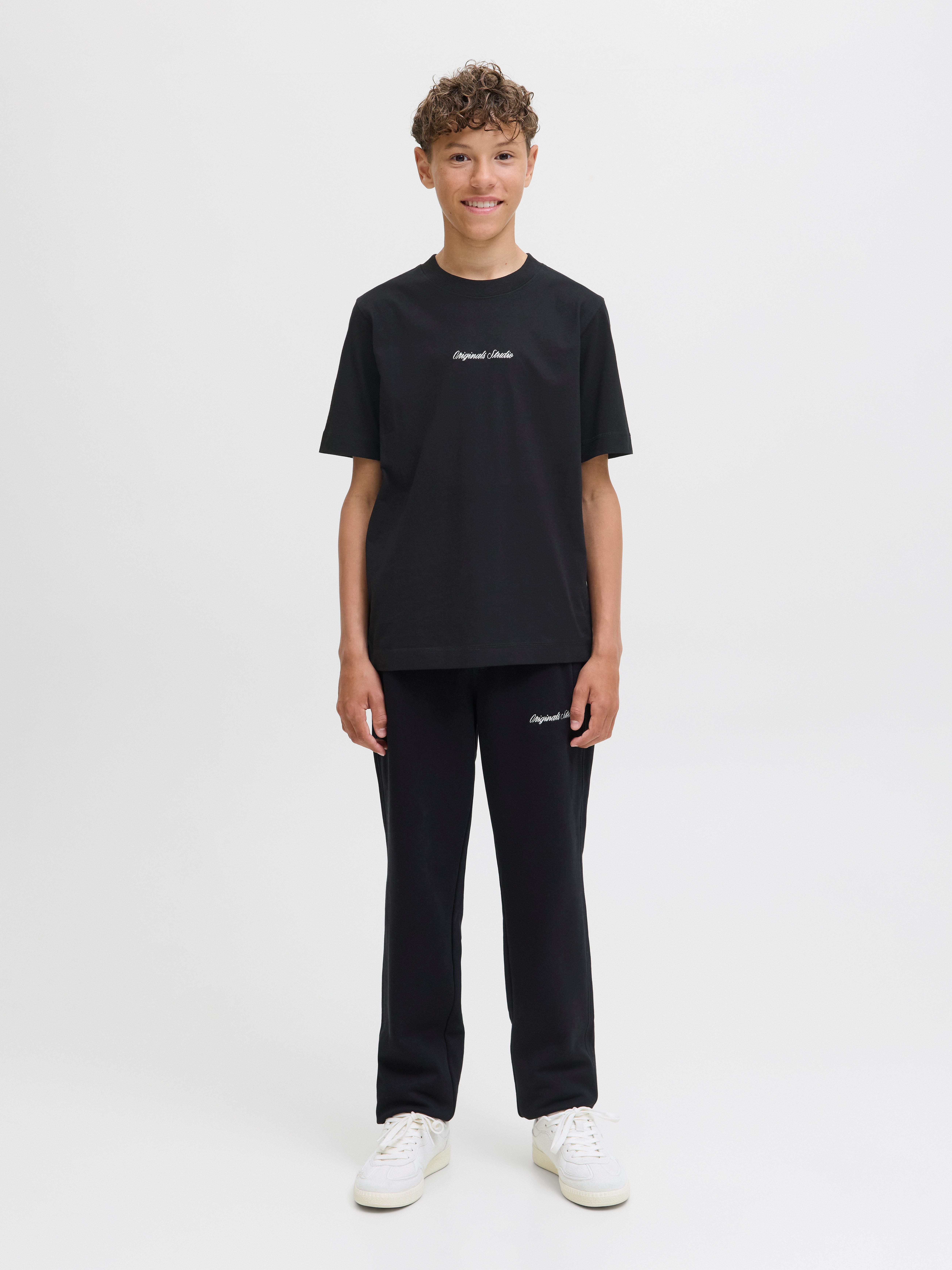 Jack & Jones Junior T-Shirt JORNORREBRO EMB TEE SS CN NOOS JNR Baumwolle, relaxed fit, Kurzarm