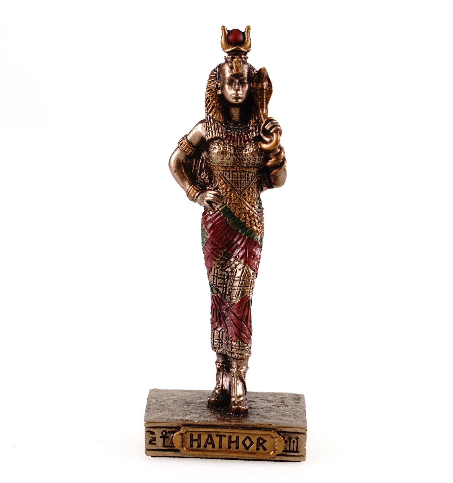 Dekofigur Miniatur Dekofigur Ägyptische Göttin Hathor by Veronese 9cm Statue