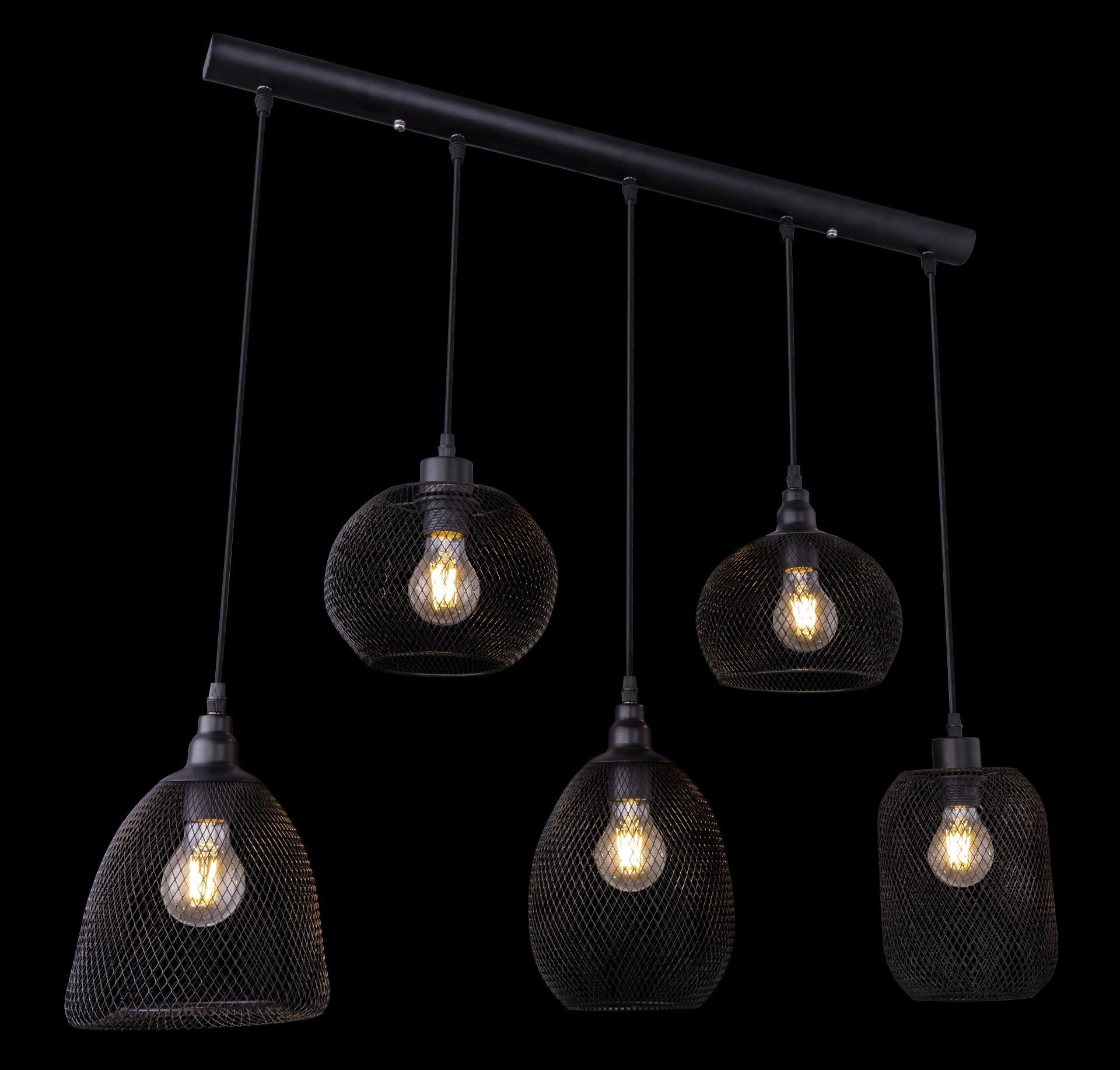 GLOBO LIGHTING Pendelleuchte ANYA, ohne Leuchtmittel, Hängeleuchte, Hängeleuchte, kürzbar, unterschiedliche Schirme