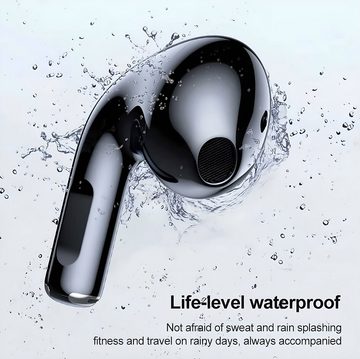 Lenovo Lenovo LivePods LP40 Kabellos TWS Ladebox Touch-Steuerung wasserdicht Bluetooth-Kopfhörer (Rauschunterdrückung, Touch-Steuerung, und Ladebox, Kabellosen, HD-Klangqualität,Integriertes Mikrofon für klare Gespräche, Siri, Google Assistant, Bluetooth, Rauschunterdrückung, HD-Klangqualität, Schnellladefunktion)