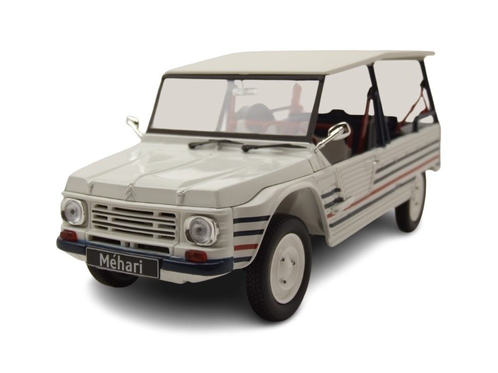Norev Modellauto Citroen Mehari 2016 blau weiß rot, Maßstab 1:18