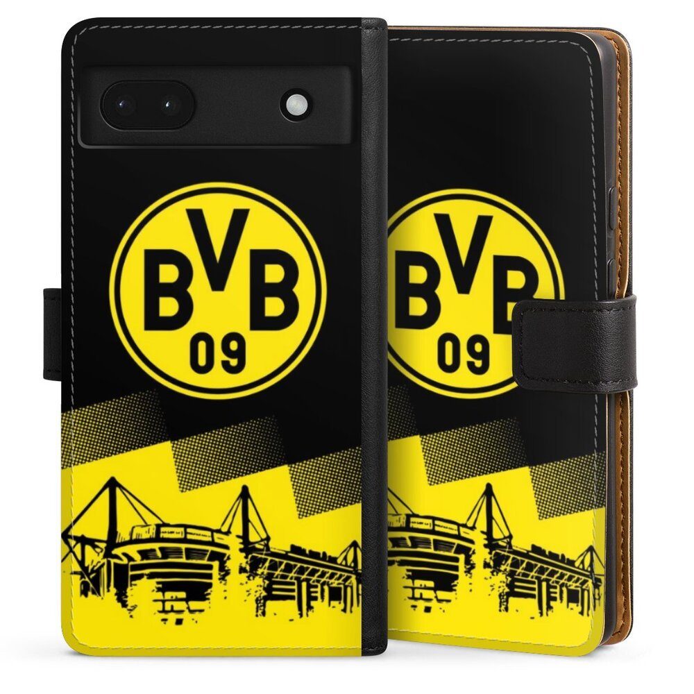 DeinDesign Handyhülle BVB Borussia Dortmund Stadion BVB Two Tone, Google  Pixel 6a Hülle Handy Flip Case Wallet Cover Handytasche Leder