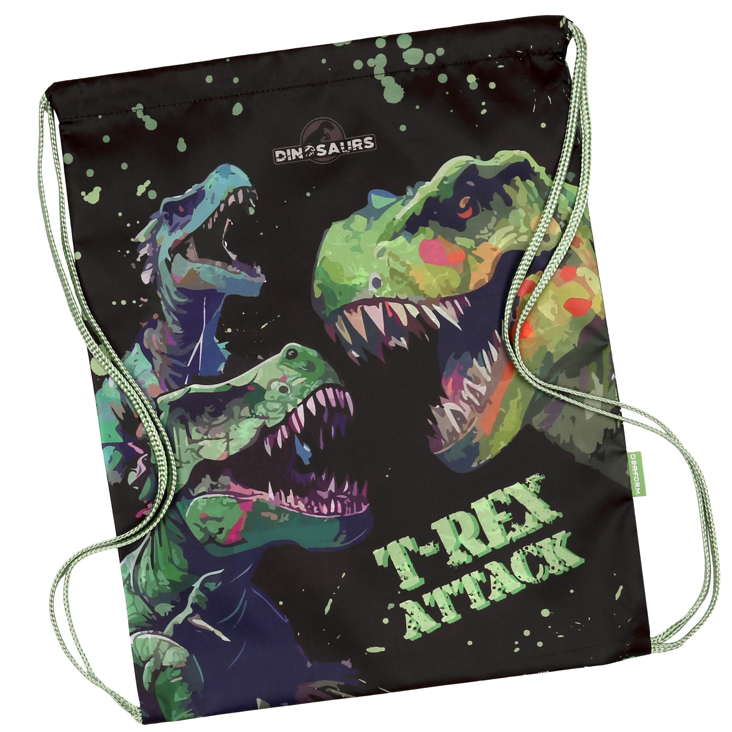 Sarcia.eu Turnbeutel Dinosaurier Turnbeutel für Jungen, 34x43 cm, Sportbeutel Schule