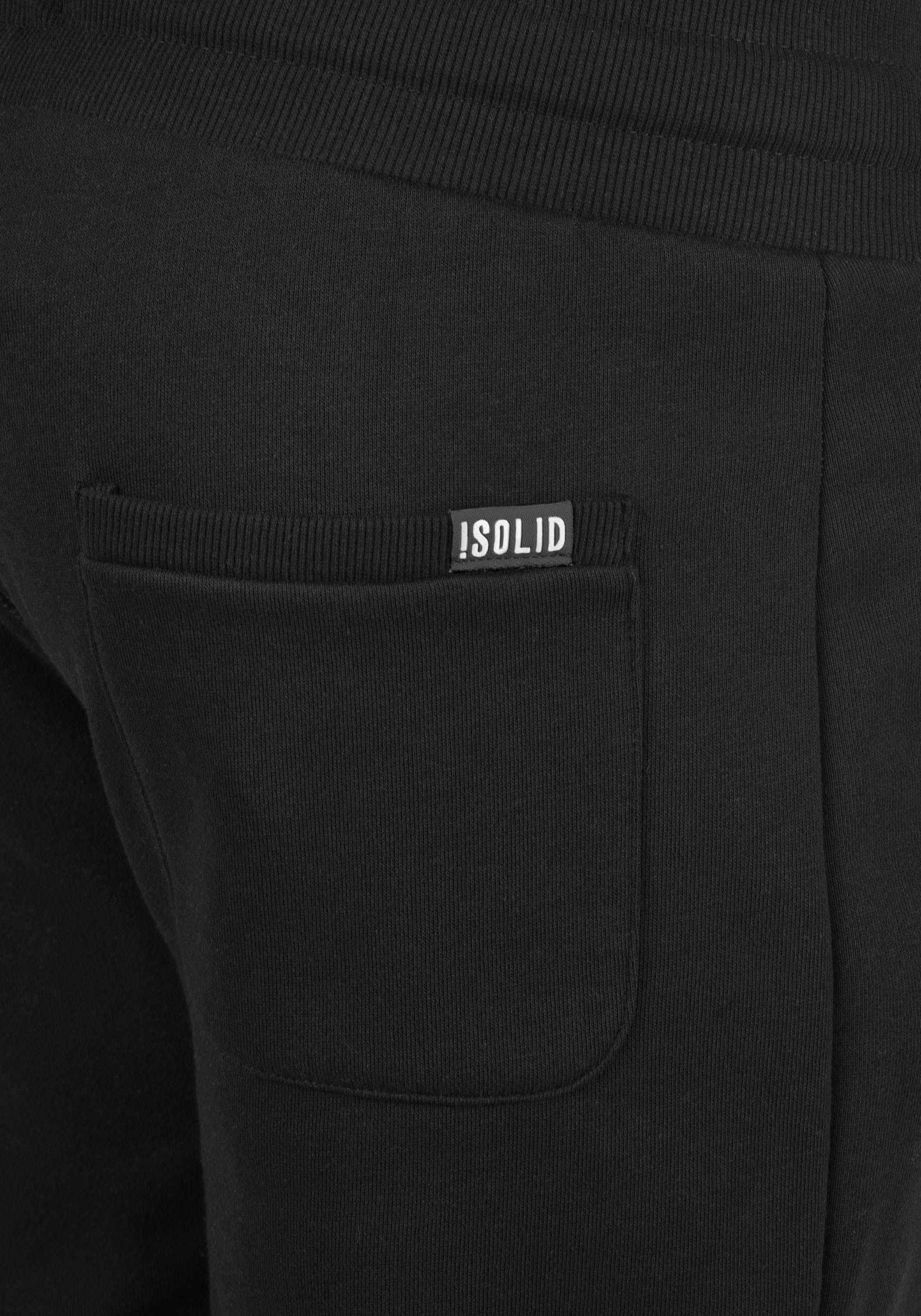 lange kontrastfarbenenen Details Jogginghose mit Black !Solid SDBenn (9000) Hose Pant