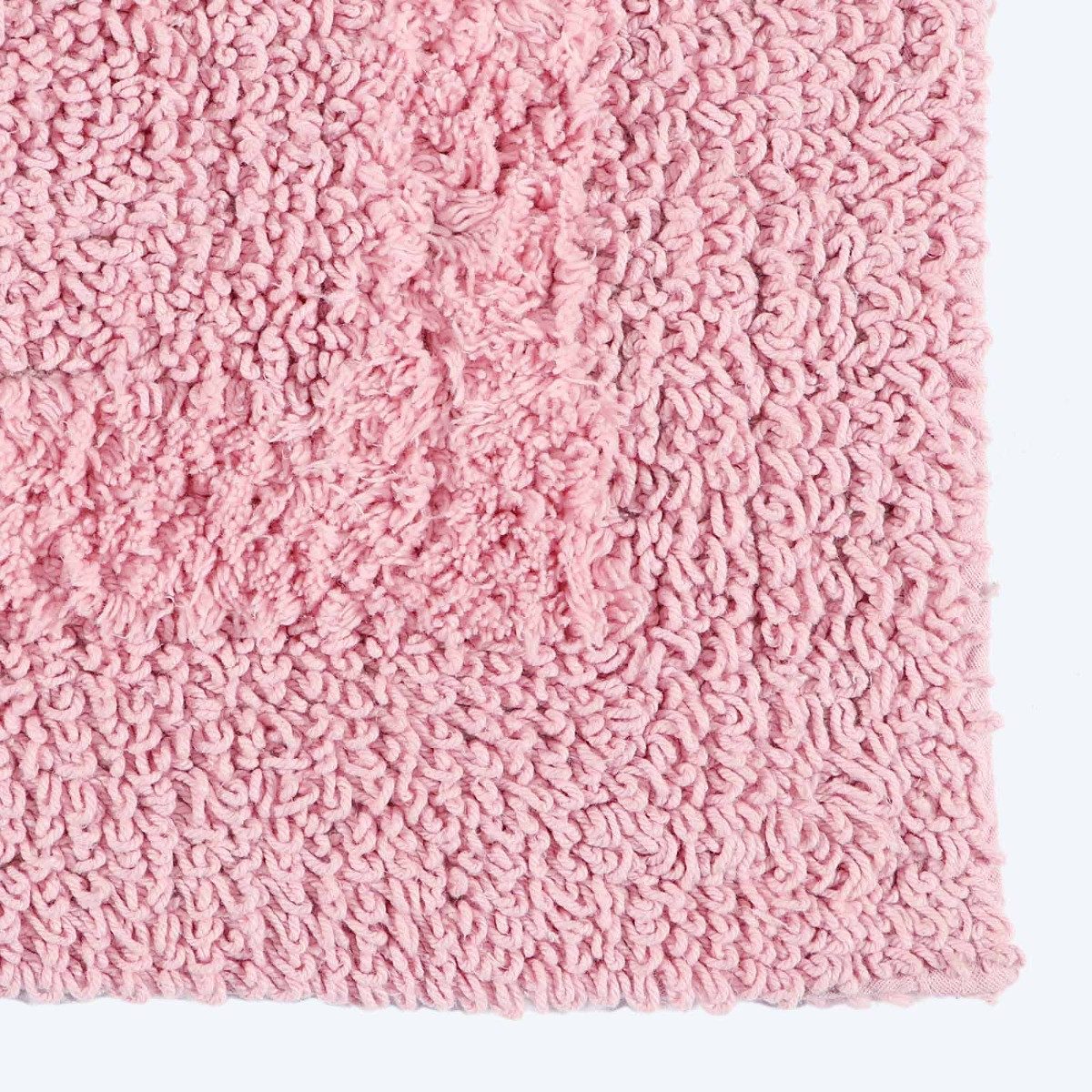 Homescapes Badematte Duschvorleger rosa 50x50 cm günstig online kaufen