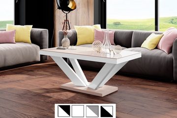 designimpex Couchtisch Design Wohnzimmertisch HV-222 Hochglanz Highgloss Tisch