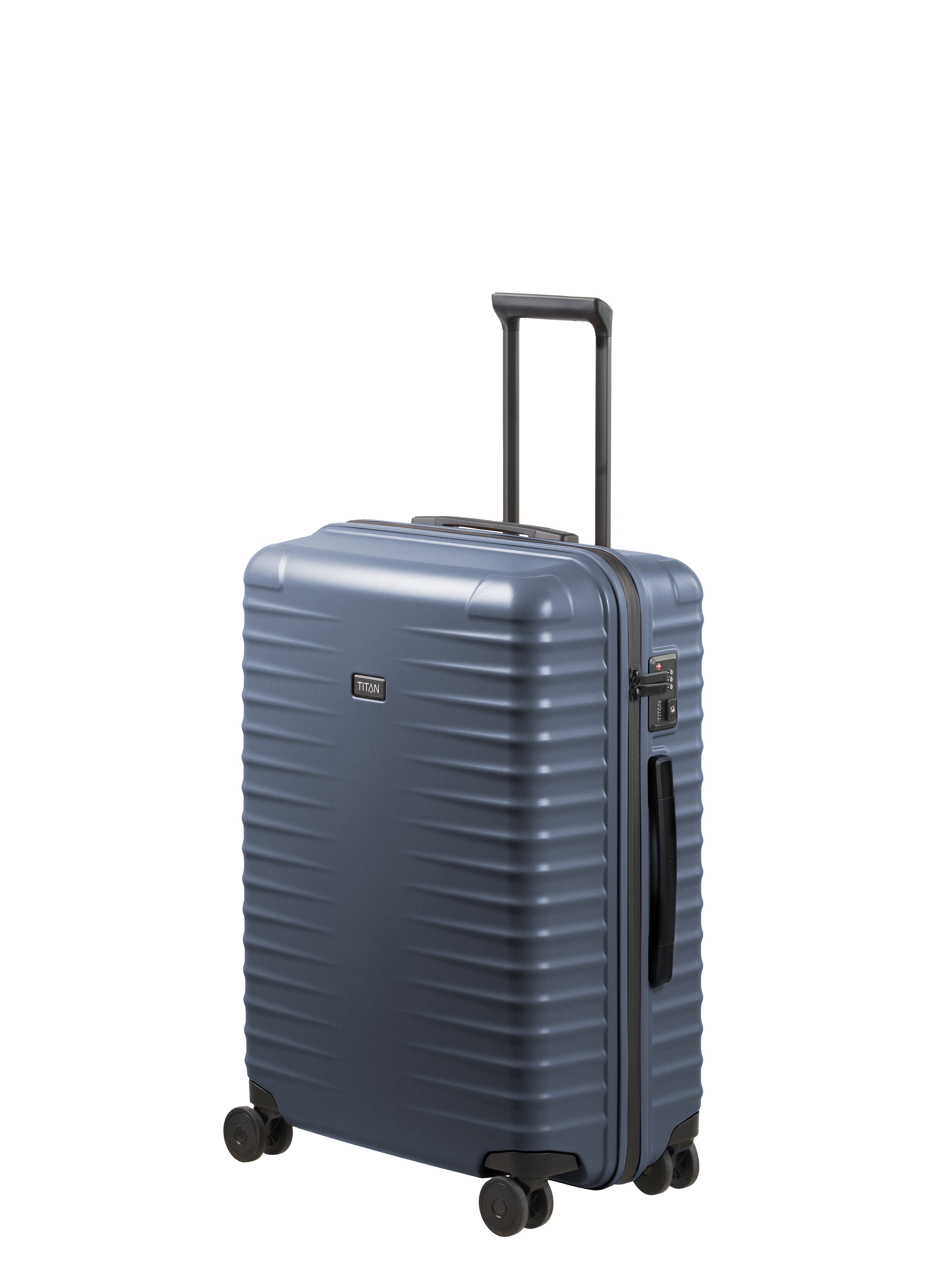 TITAN - Made in Germany Trolley UPGRADE Koffer Hartschale, 4 Rollen, mit kratzresistenter Oberfläche und cleverer Innenaufteilung