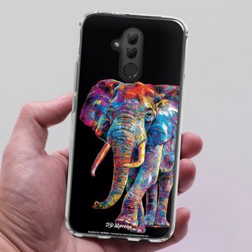 DeinDesign Handyhülle Elefant Tiere Design Elephant Art By P.D. Moreno, Huawei Mate 20 Lite Silikon Hülle Bumper Case Handy Schutzhülle