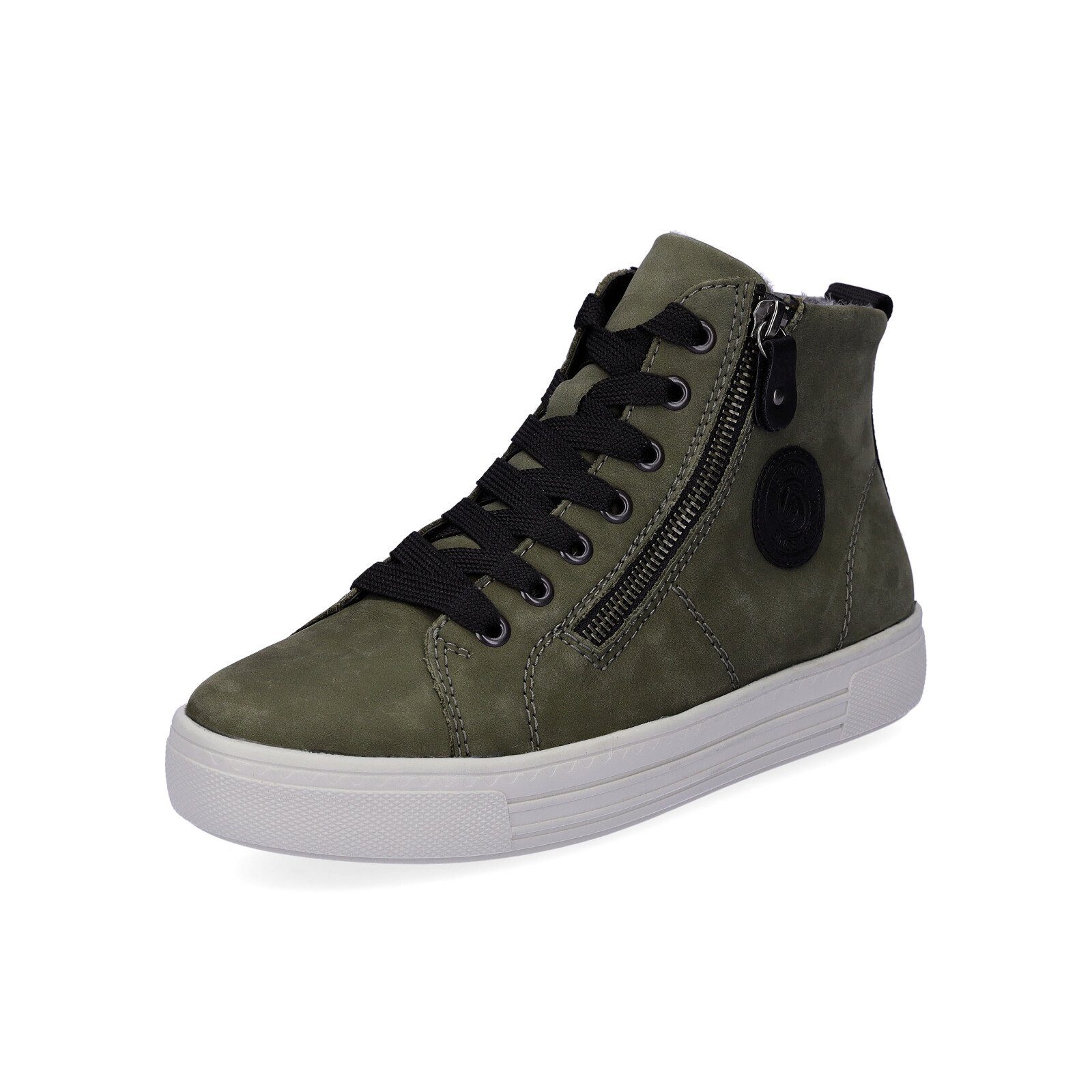 Remonte Damen Schnürboot grün Sneaker