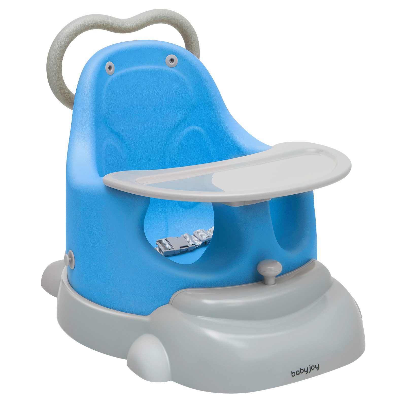 COSTWAY Lauflernhilfe, 6 in 1 Kinderstuhl, Sitzerhöhung