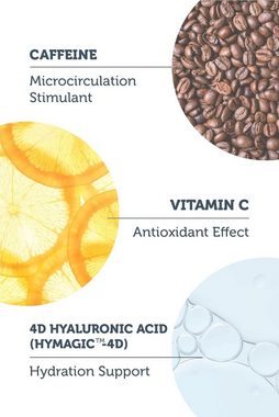 The Purest Solutions Gesichtsserum 5% Koffein + Vitamin-C-Strahlendes Augenkonturserum (30 ml)