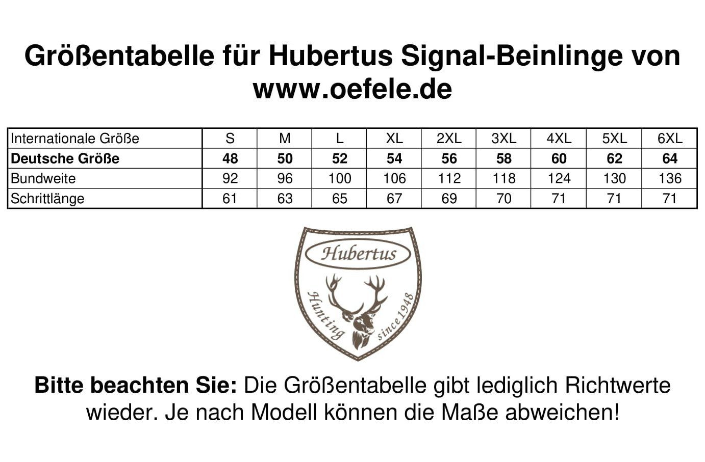 Hubertus® Hunting Beinlinge Signal-Beinlinge orange/oliv Jagd-Beilinge Drückjagd, Treibjagd NEU