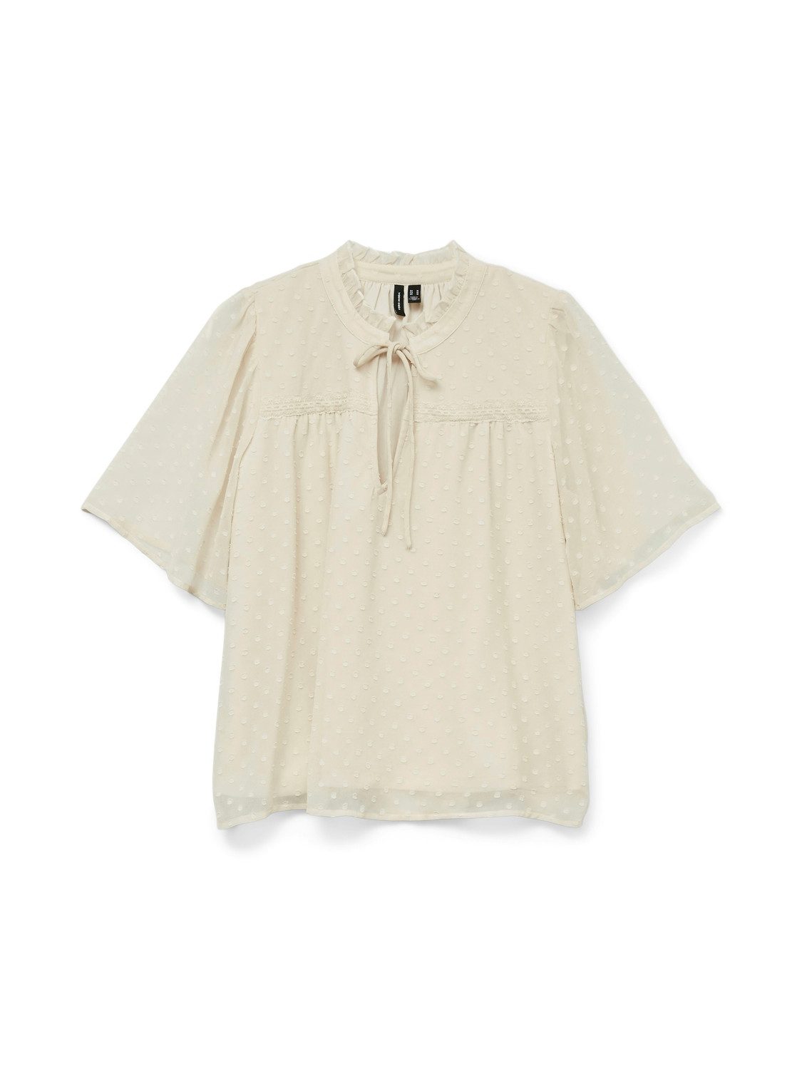 Spitzenbluse VMLEAH SS LACE TOP WVN GA NOOS