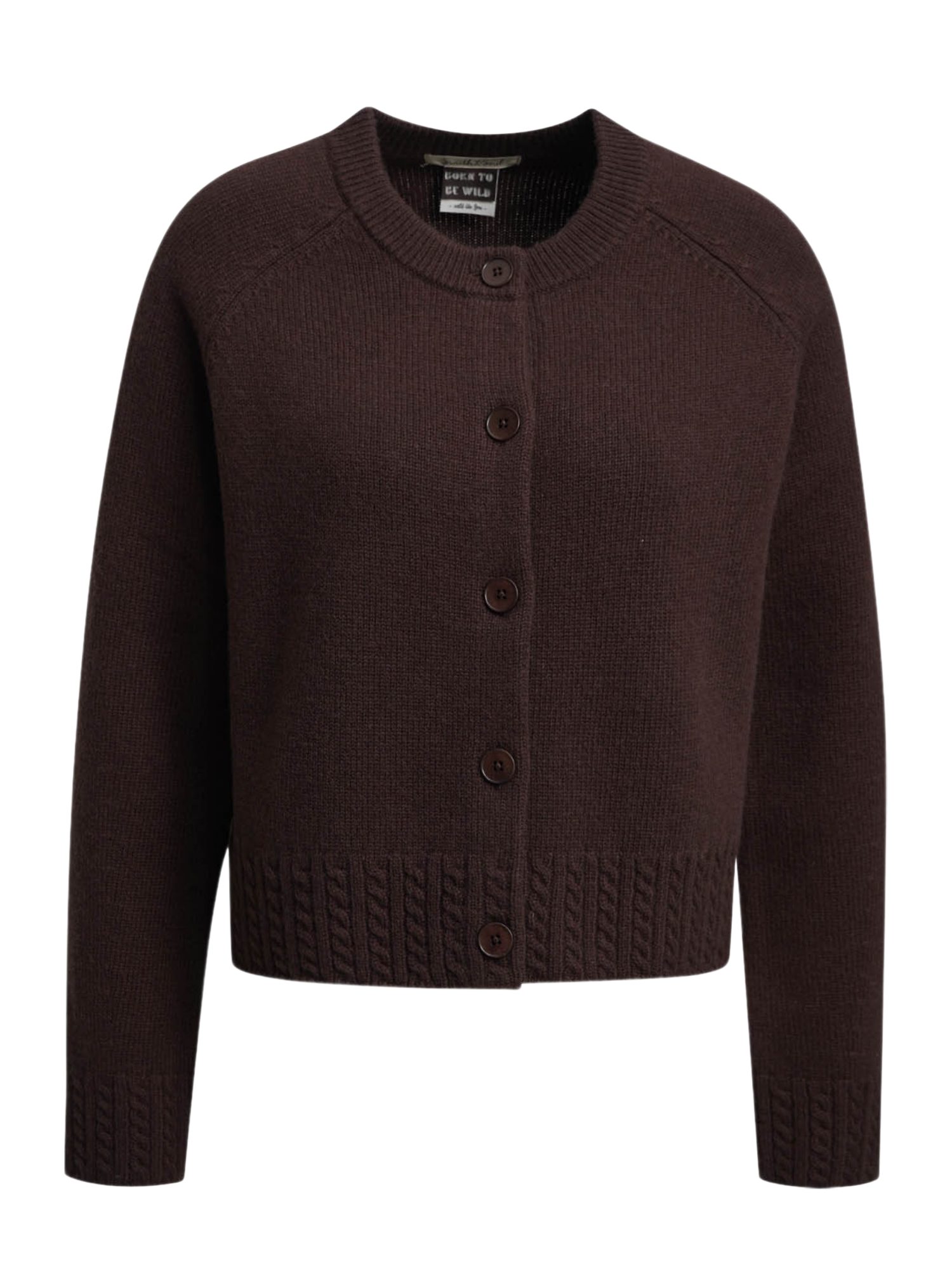 Smith & Soul Strickjacke Freizeit,Wolle,Strukturiert,Rundhals,Langarm,Regular Fit