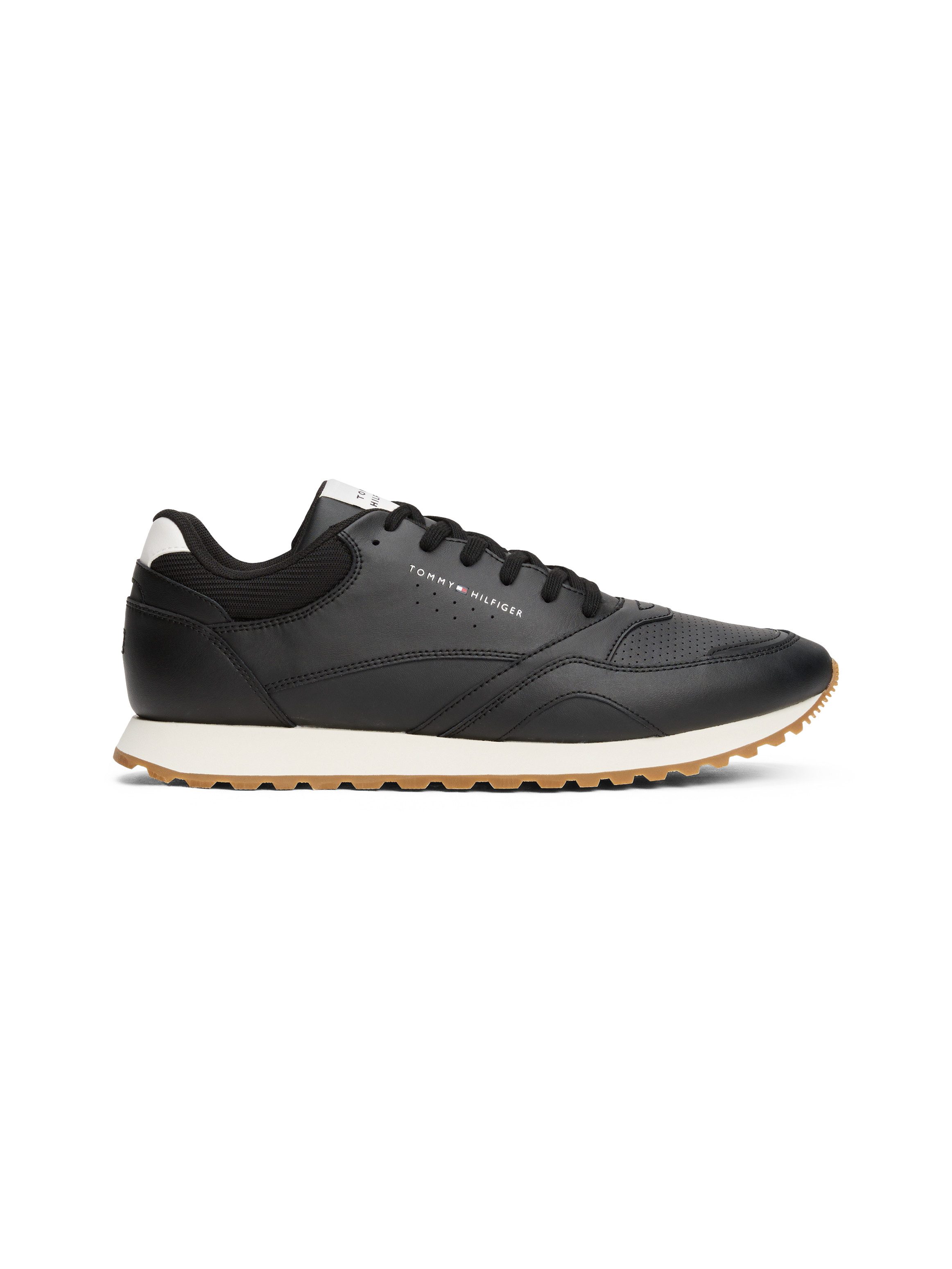 Tommy Hilfiger NEW RUNNER EVA LTH ESS Sneaker, Freizeitschuh, Halbschuh, Schnürer mit sportiver Lochung