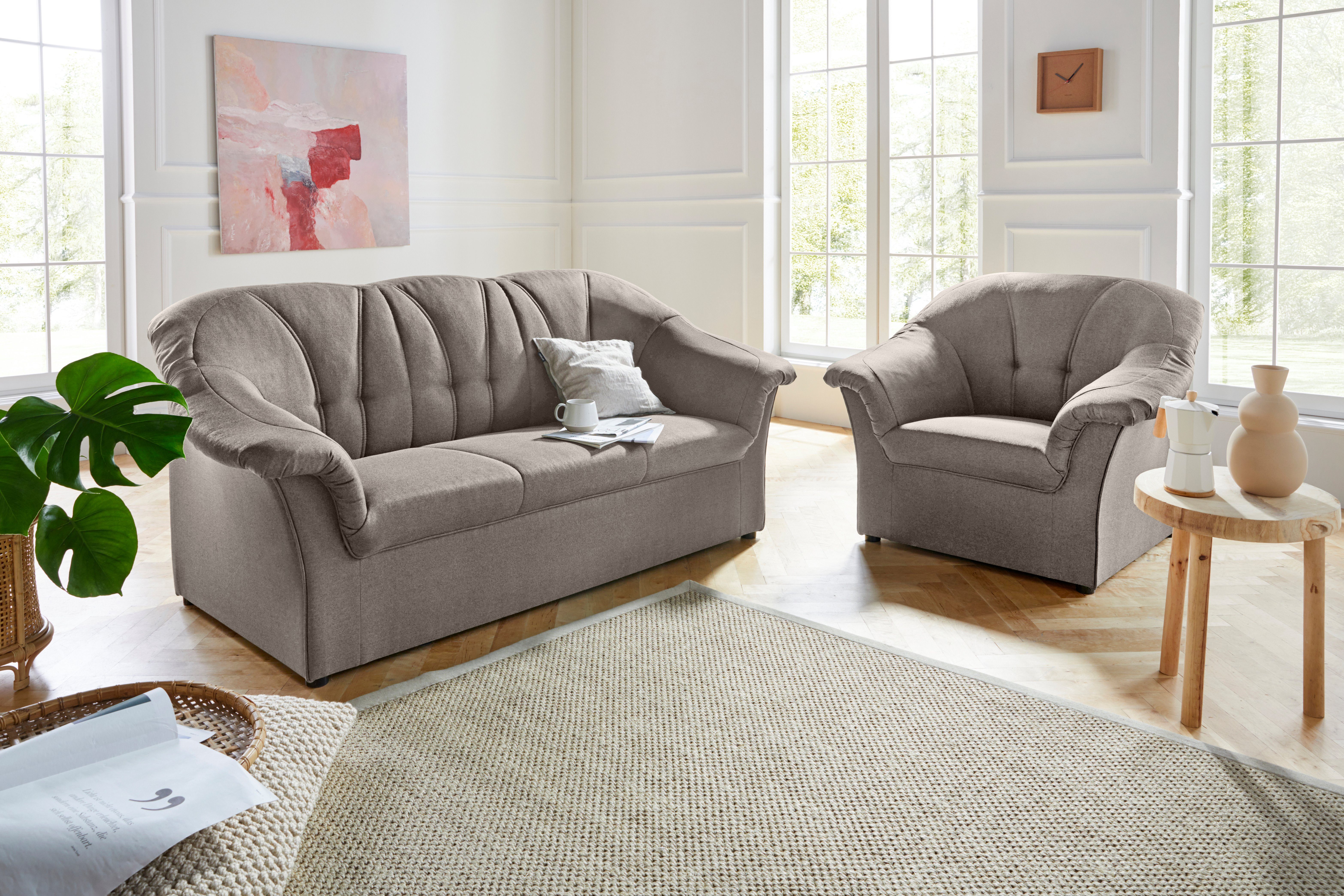 DOMO collection Polstergarnitur Pegnitz, (Set), Sessel günstig online kaufen