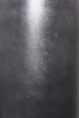 VIVANNO Pflanzkübel Pflanzkübel Pflanzgefäß exklusiv DELUXE Silber-Anthrazit Seidenmatt -