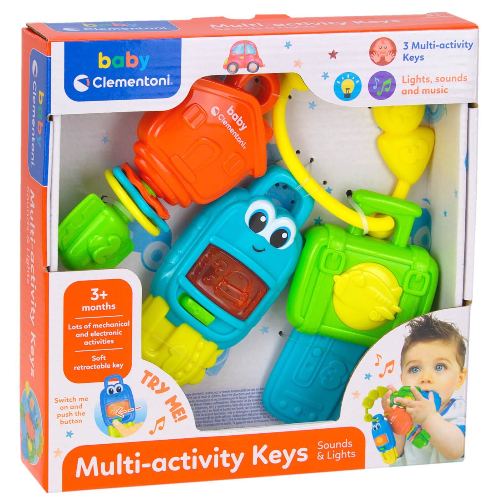 Clementoni® Lernspielzeug Clementoni baby Elektronische Schlüssel