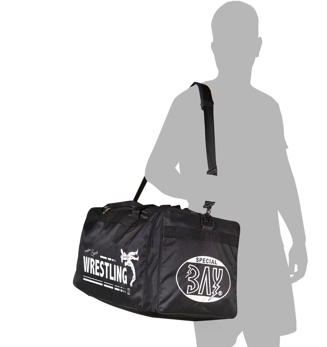 Sporttasche Sporttasche Catchen Wrestling BAY-Sports Sport Wrestler schwarz 70 mein Ringen