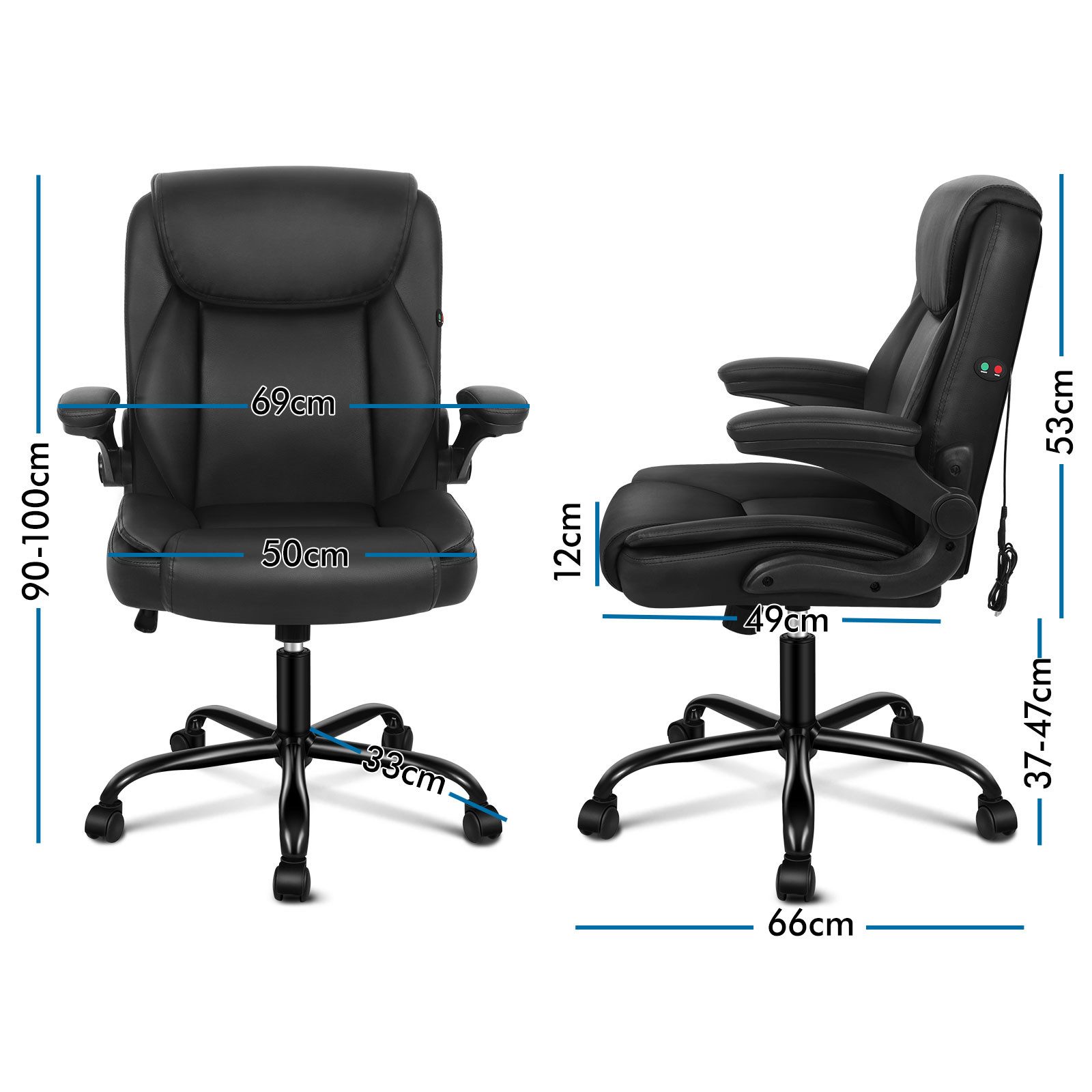 ALFORDSON Bürostuhl Ergonomischer Massage Studienstuhl mit günstig online kaufen