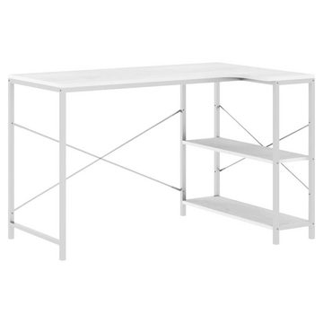 furnicato Schreibtisch Computertisch Weiß 110x72x70 cm Holzwerkstoff