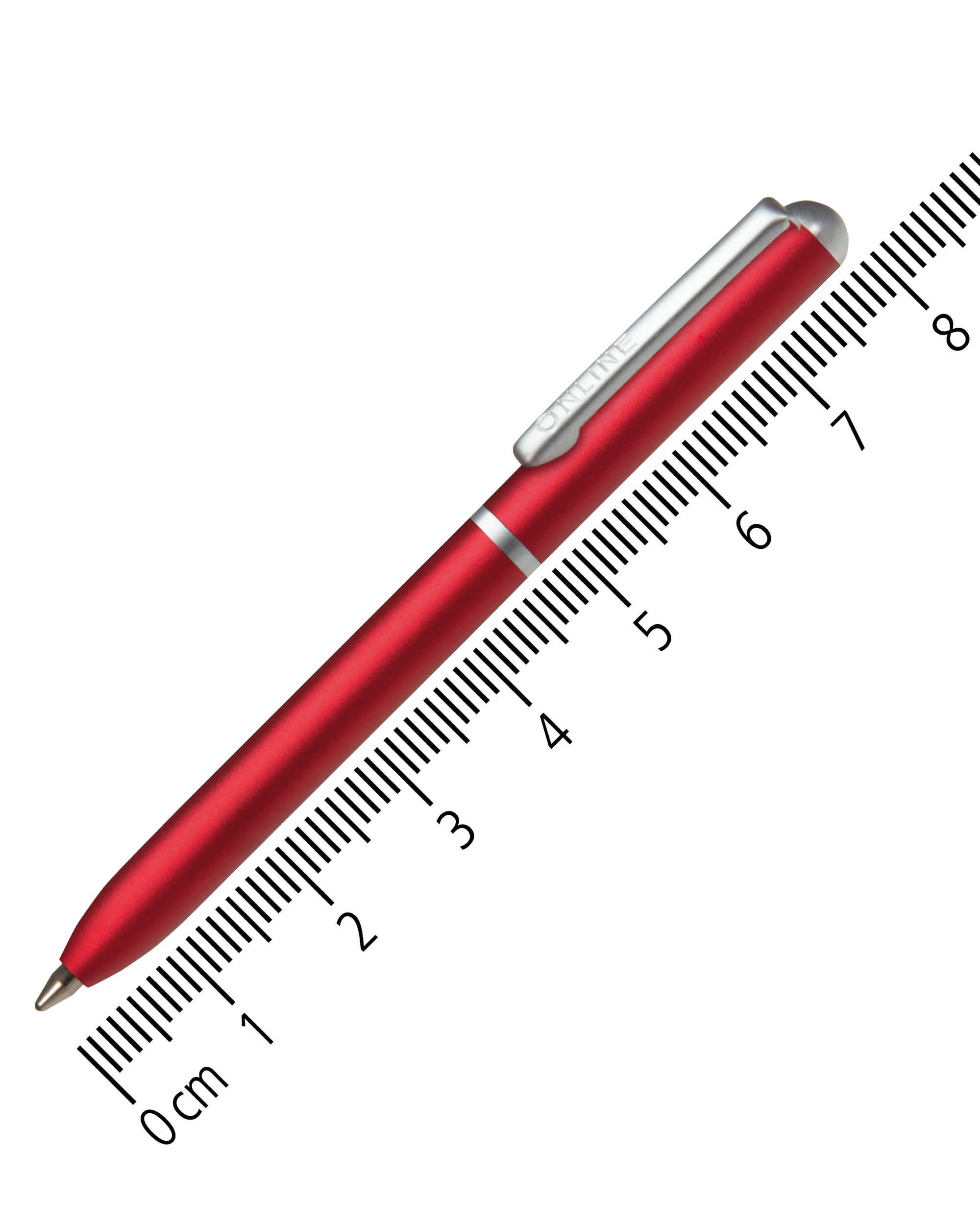 Online Pen Kugelschreiber Mini Portemonnaie Drehkugelschreiber, inkl. Standard D1-Qualitätsmine, blauschreibend