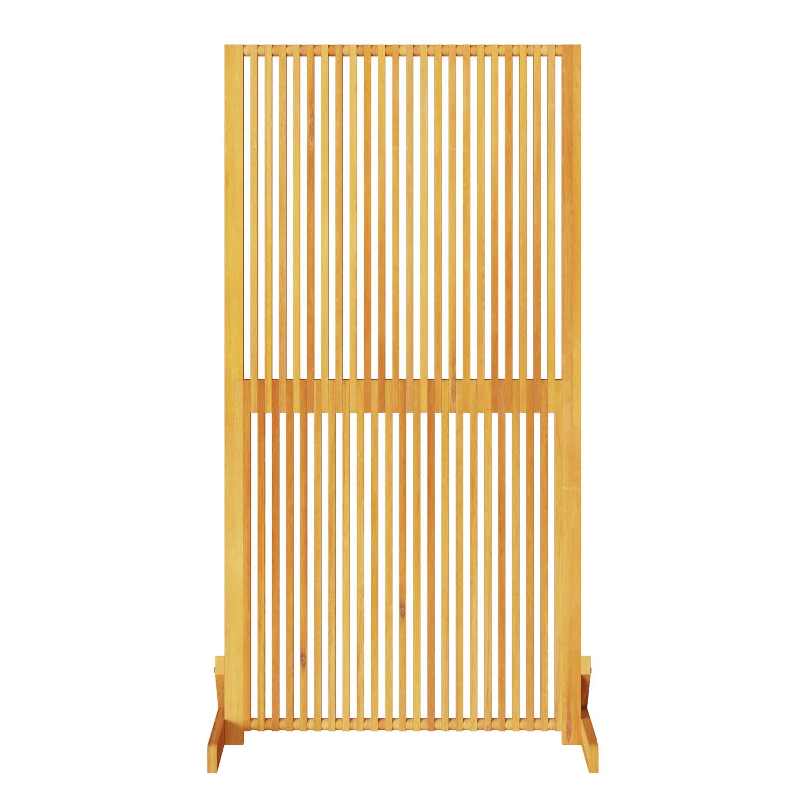 vidaXL Raumteiler Sichtschutz Braun 79,5 x 50 x 150 cm Massivholz, 1-tlg.