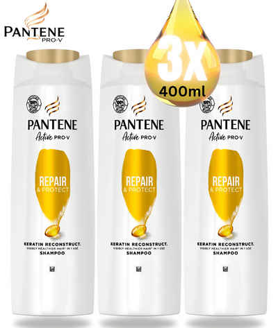 Pantene Haarshampoo Repair & Protect, 3er Pack (3x 400 ml)