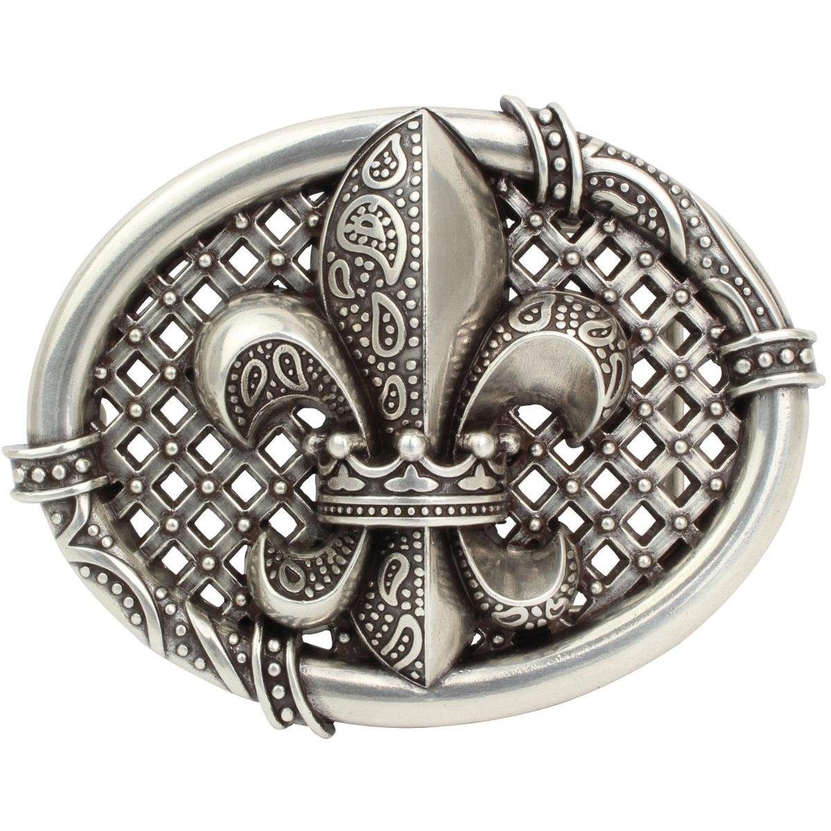Gürtelschnalle Noble Lily 4,0 cm - Buckle Wechselschließe Gürtelschließe 40mm - Gürte