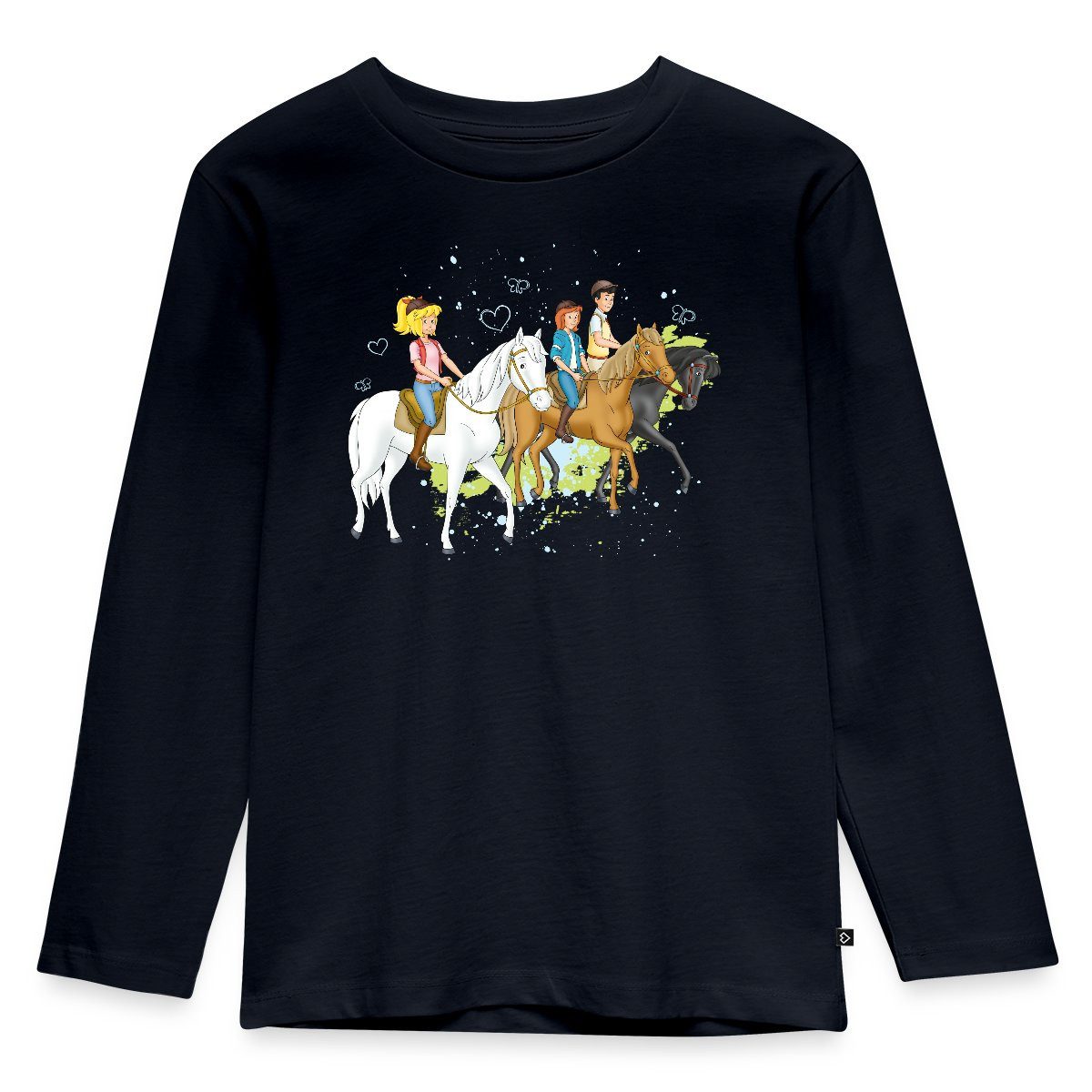 T-Shirt Bibi Und Tina Ausritt Mit Alexander Falkenstein Kinder Premium Langarm