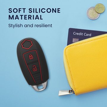 kwmobile Schlüsseltasche Autoschlüssel Silikon Hülle für Suzuki (1-tlg), Schlüsselhülle Schlüssel Case Cover