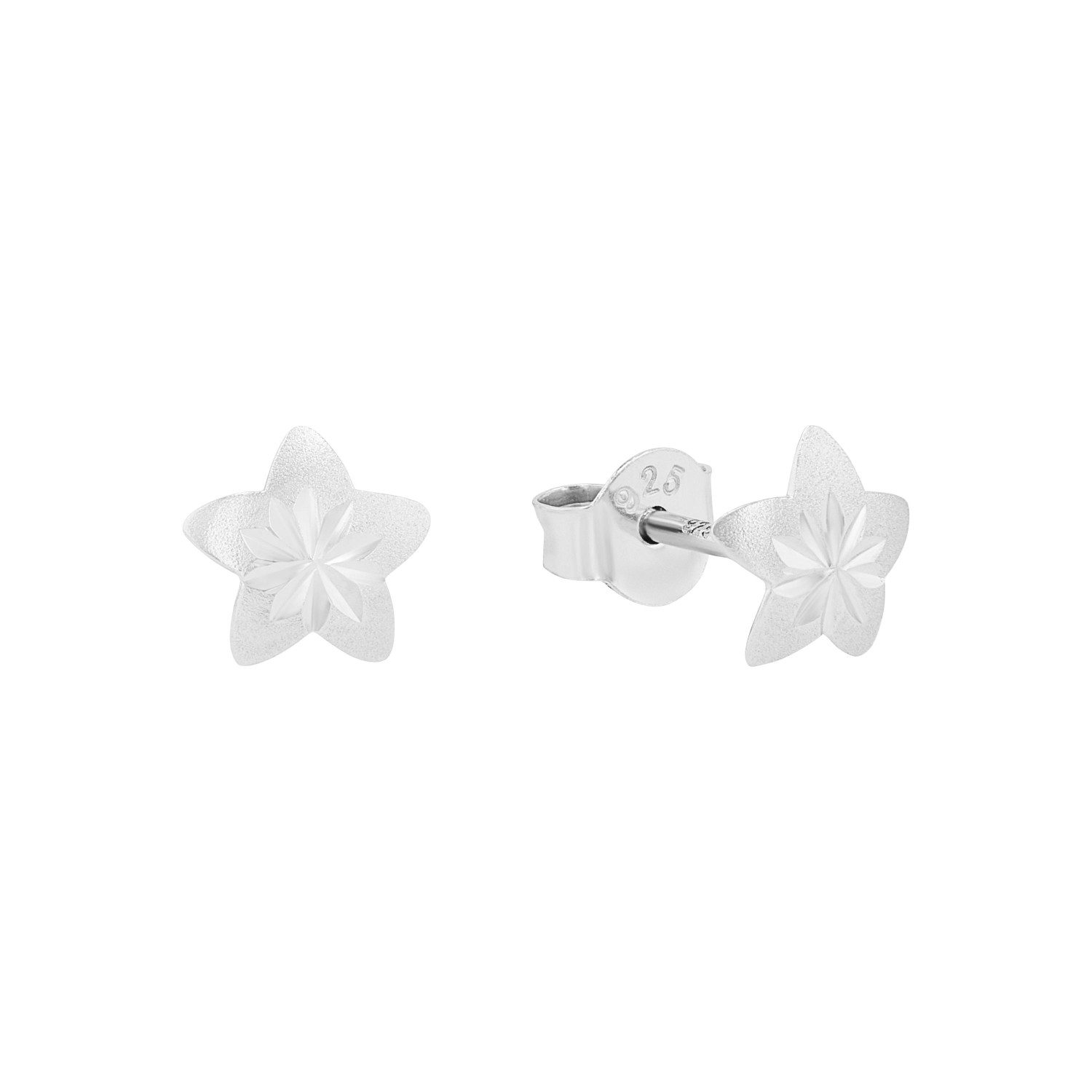 Amor Paar Ohrstecker Amor Ohrstecker für Mädchen, 925 Sterling Silber (Ohrstecker, 4-tlg)