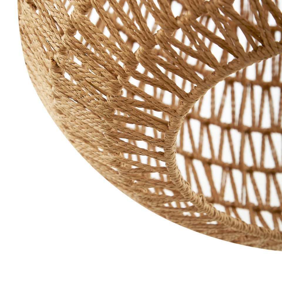 Qazqa Pendelleuchte Lina, ohne Leuchtmittel, E27, Braun, Skandinavisch, Metall, 1-flammig