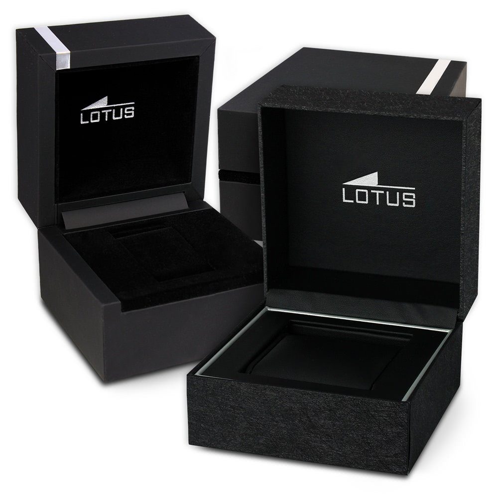 Herren Uhren Lotus Multifunktionsuhr UL18214/2 Lotus Herren Uhr Elegant L18214/2 Leder, Herren Armbanduhr rund, groß (ca. 42mm),