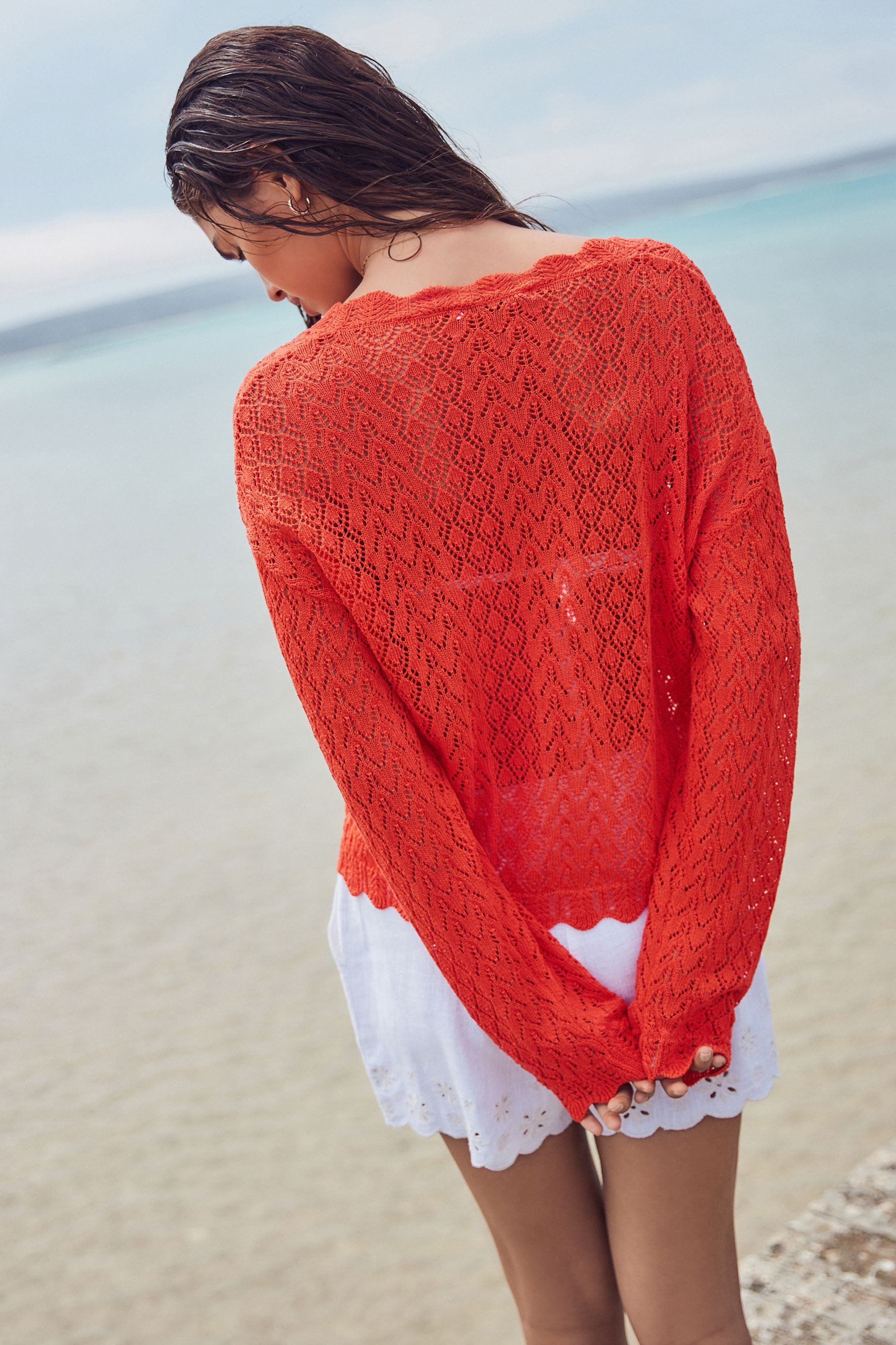 Next Strickjacke Strickjacke mit Bindedetail mit günstig online kaufen