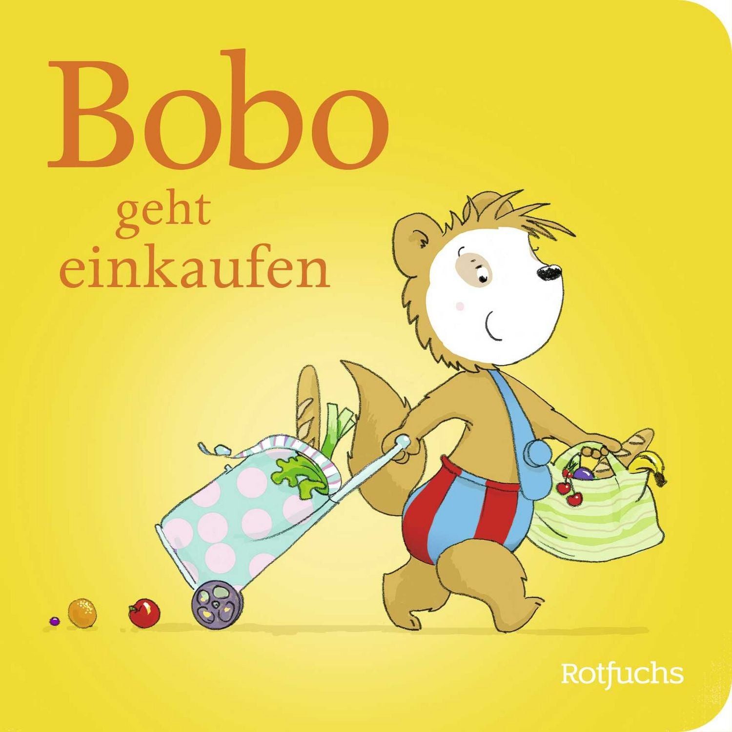 Bobo geht einkaufen / Markus Osterwalder, Pappbilderbuch ab 24 Monaten