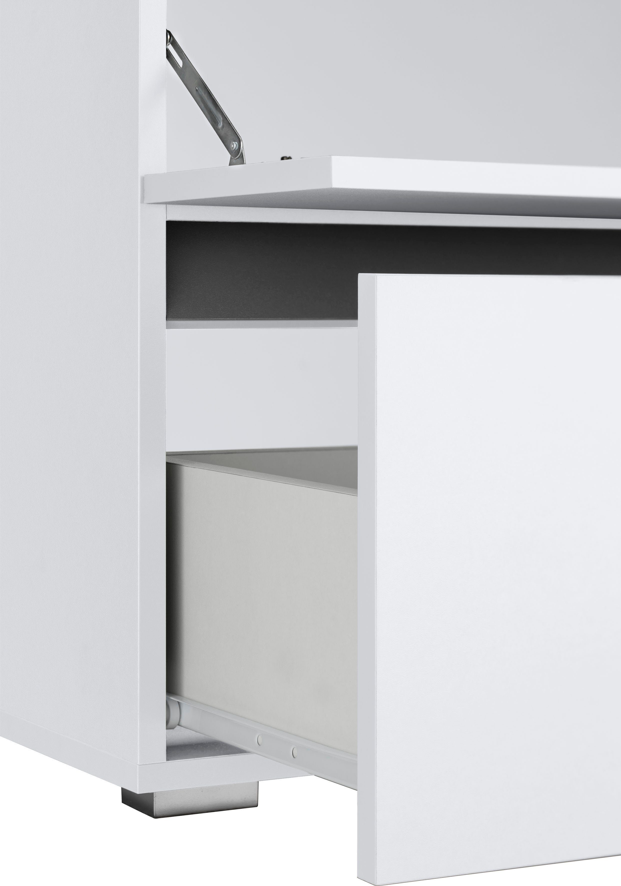 Home affaire Waschbeckenunterschrank Wisla Siphonausschnitt, Push-to-open-Funktion, Breite 60cm, Höhe 55 cm – Bild 5 von 5