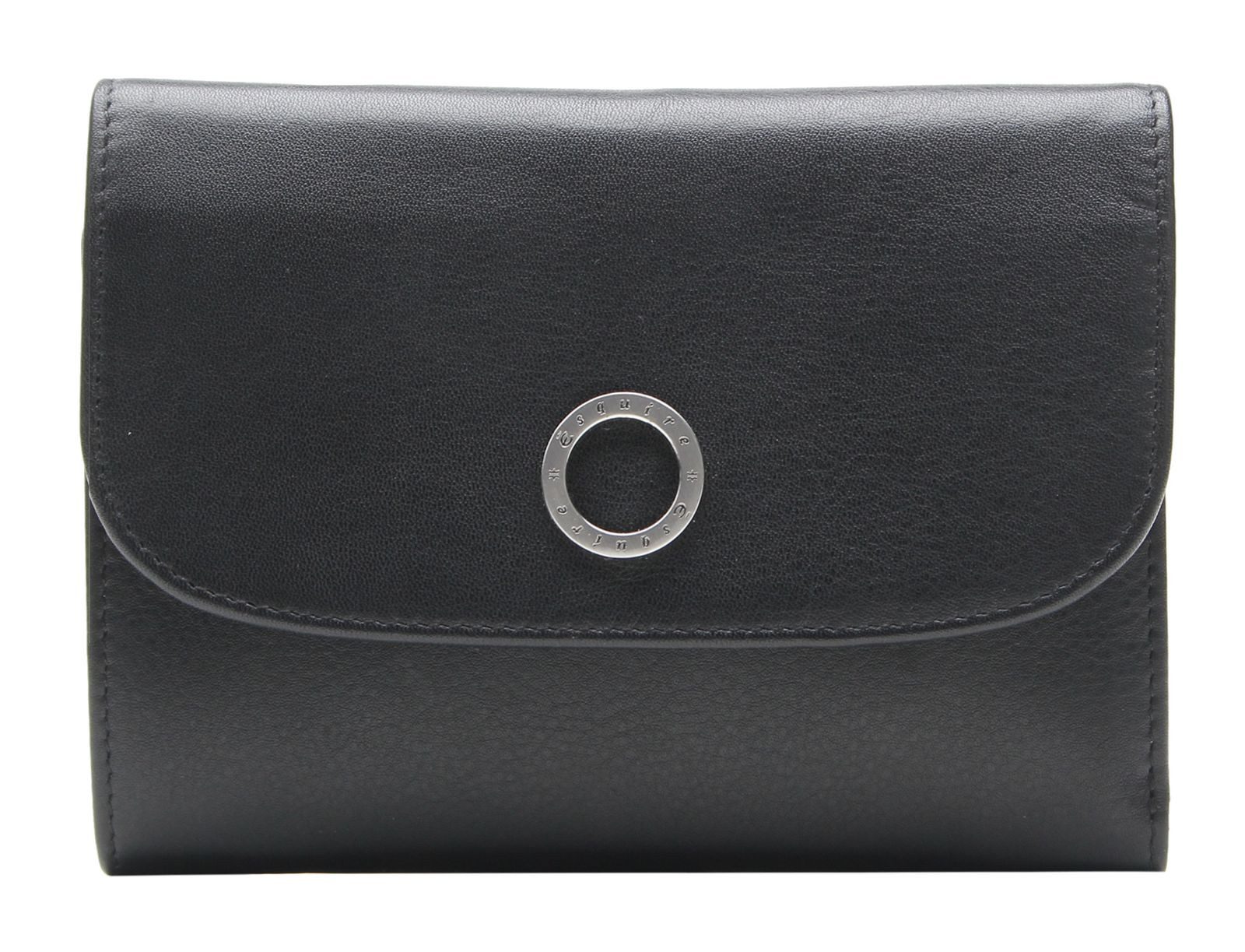 Esquire Geldbörse RFID Lady Wallet, aus echtem Leder mit RFID-Blocker Schutz und Geheimfach