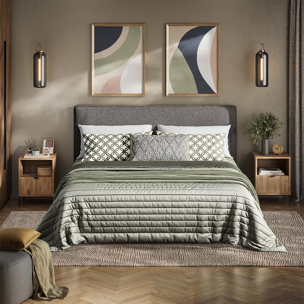 Vicco Nachtschrank Eliza, Viking Oak, 2er Set (2-St)