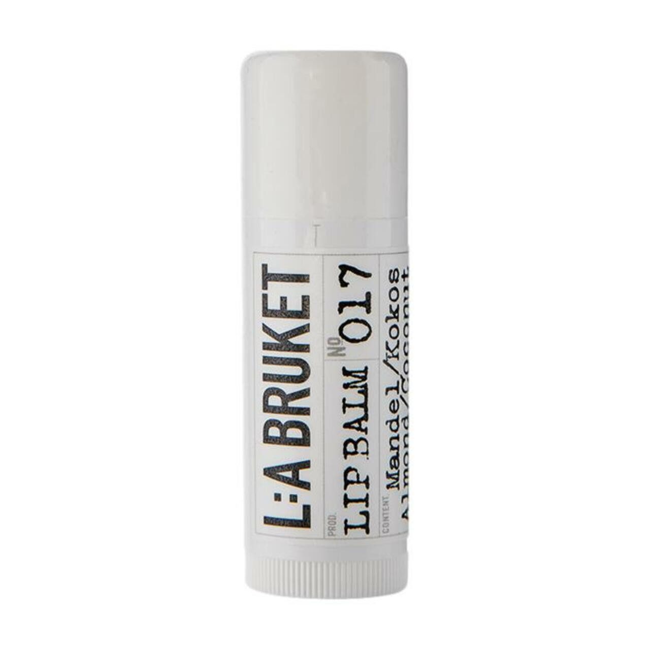 L:A BRUKET Lippenpflegemittel 017 Lip Balm Almond/Coconut Cosmos Natural Certified