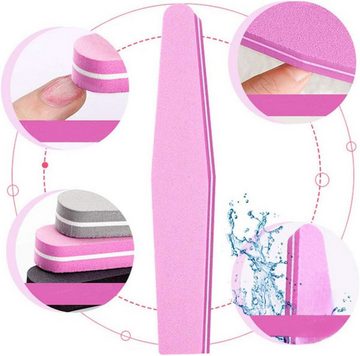 DTC GmbH Polierfeile Nail Buffer, File Nails Double Sided Disposable Nail File - 6-Pack, Ein guter Helfer zu Hause, 1-tlg.